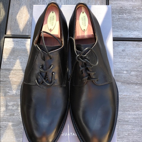 Aquatalia captoe lowtop dress shoes